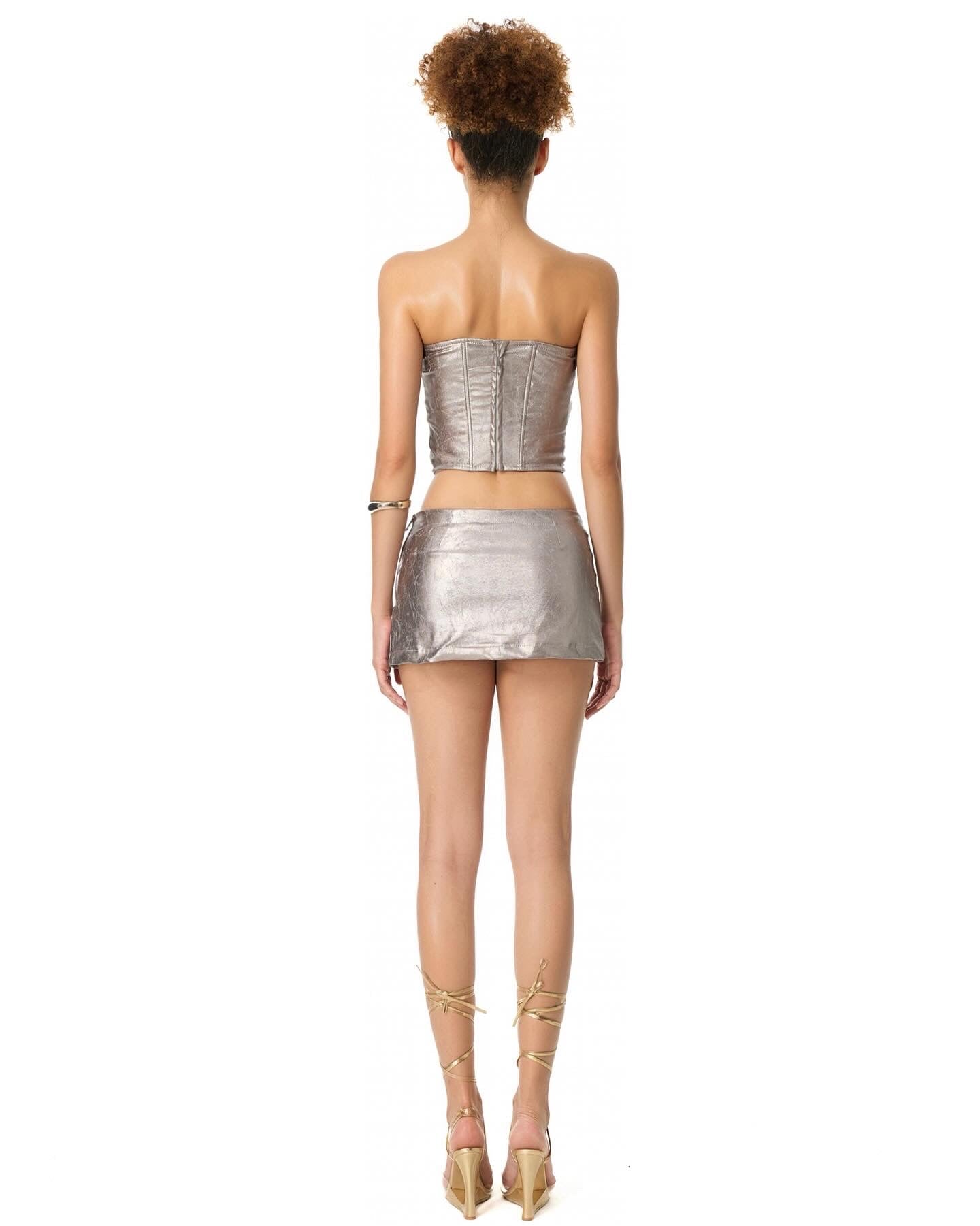SILVER SLEEK CORSET