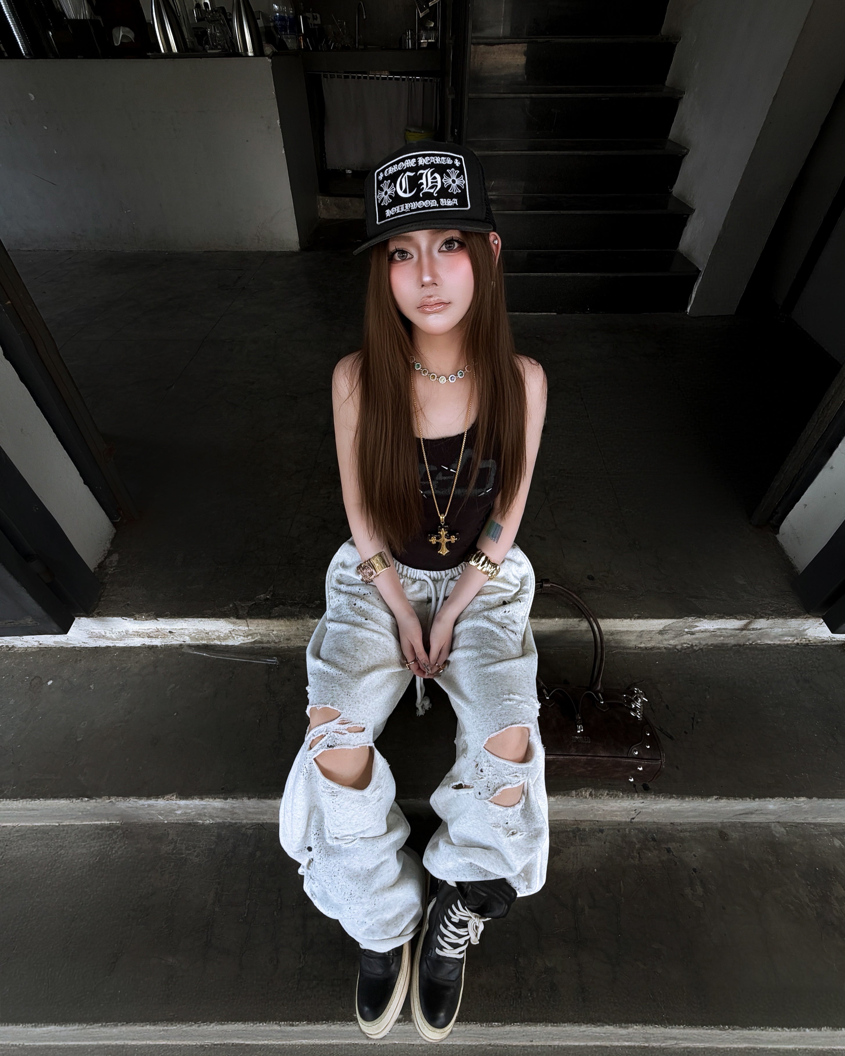 GREY DUST SWEATPANTS