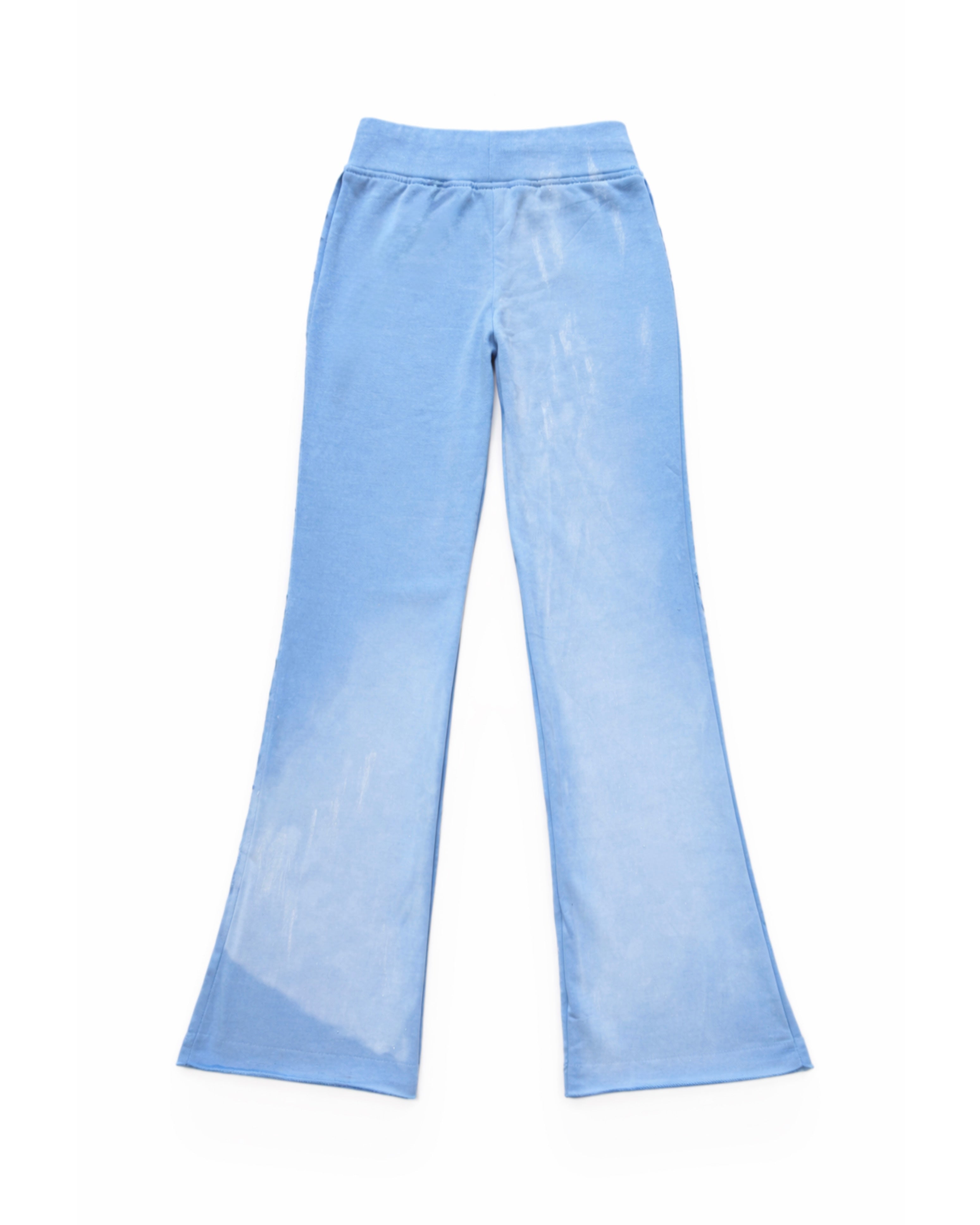 BABI BLUE FLARE SWEATPANTS