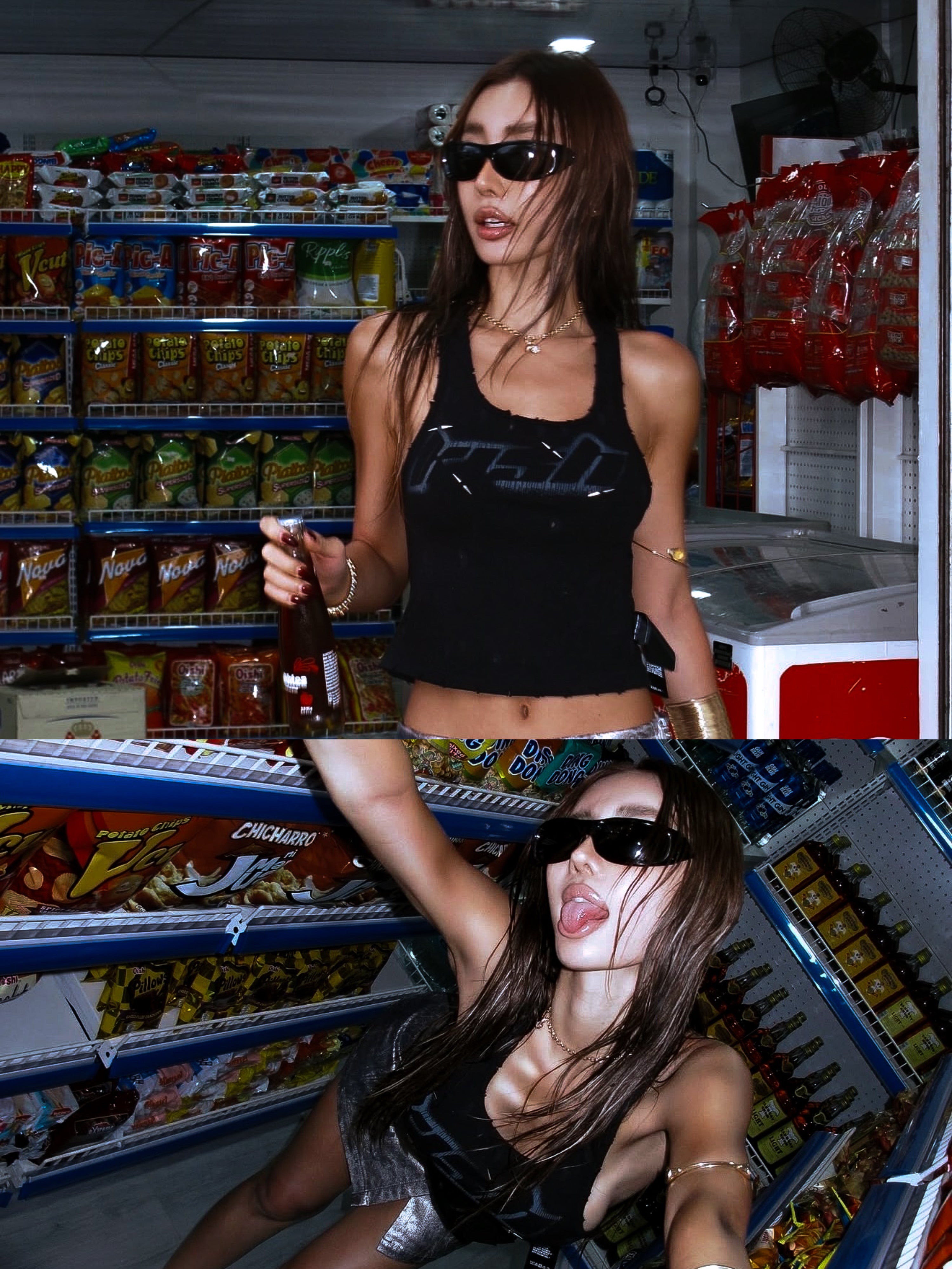 BLACK RAW PUNK TANKTOP