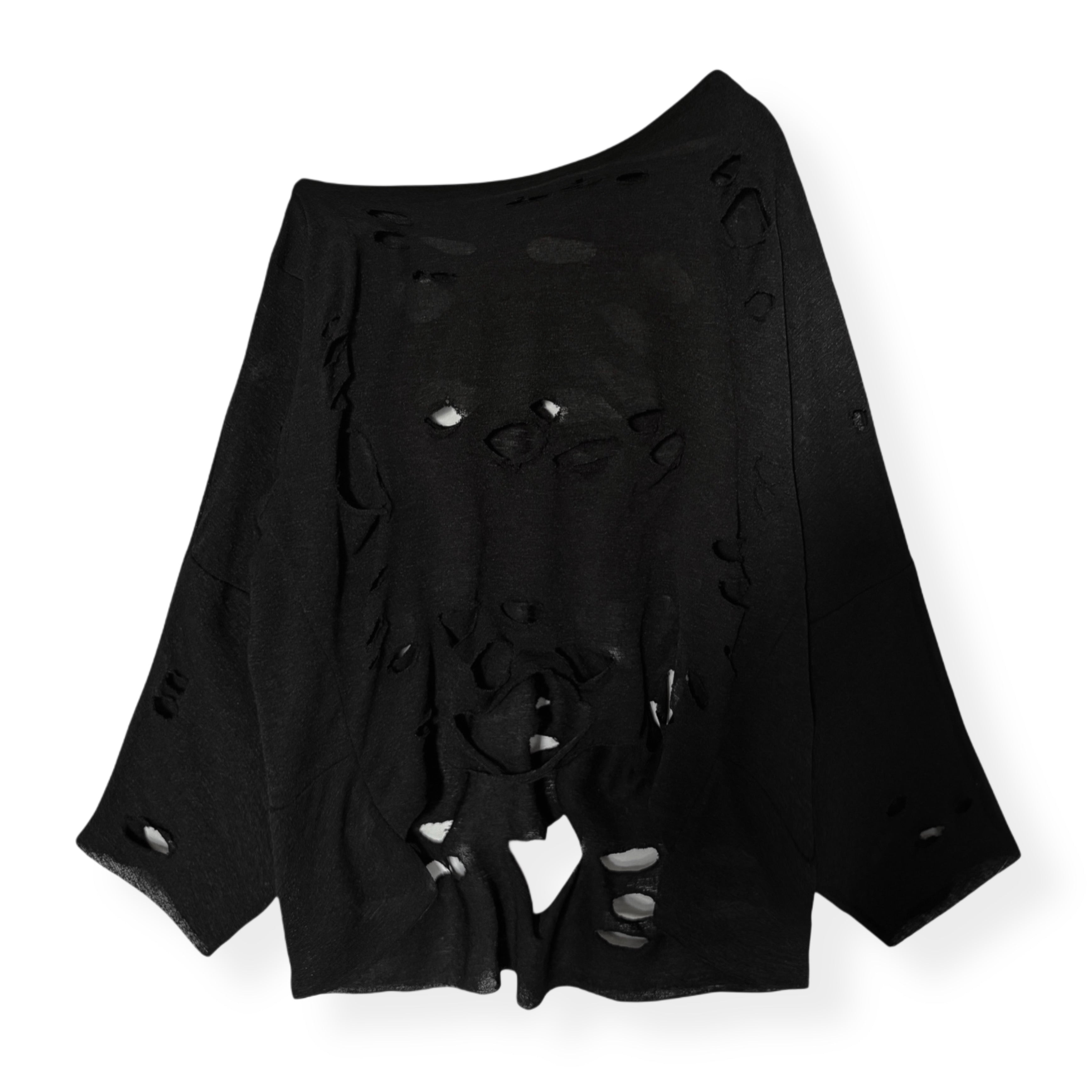 DISTROYED LONGSLEVES TOP