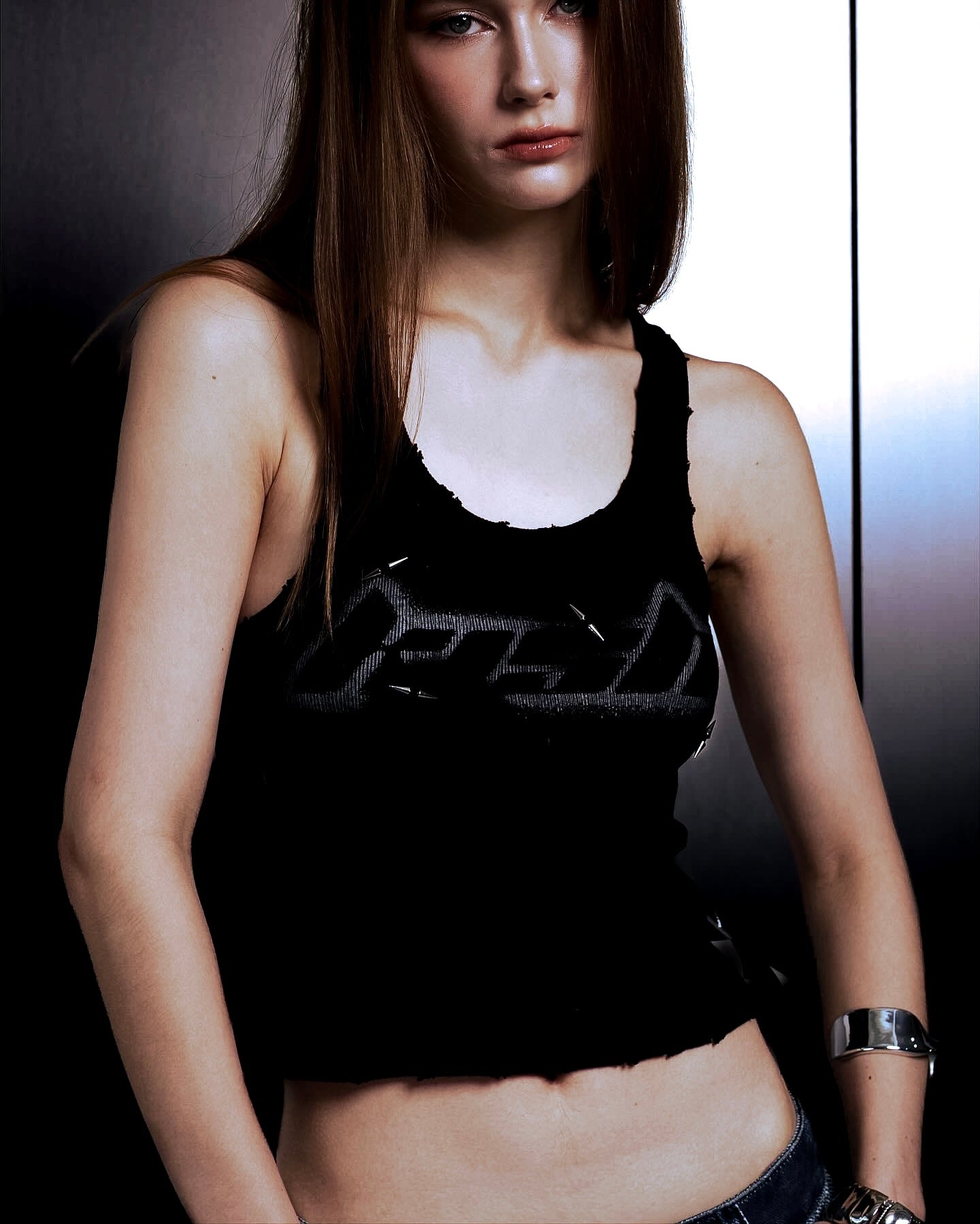 BLACK RAW PUNK TANKTOP